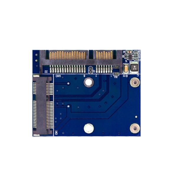 höghastighets MSATA till 22PIN SATA-adapterkort Ansluter effektivt stabil och höghastighetsöverföring utan retardation - Perfet Blue