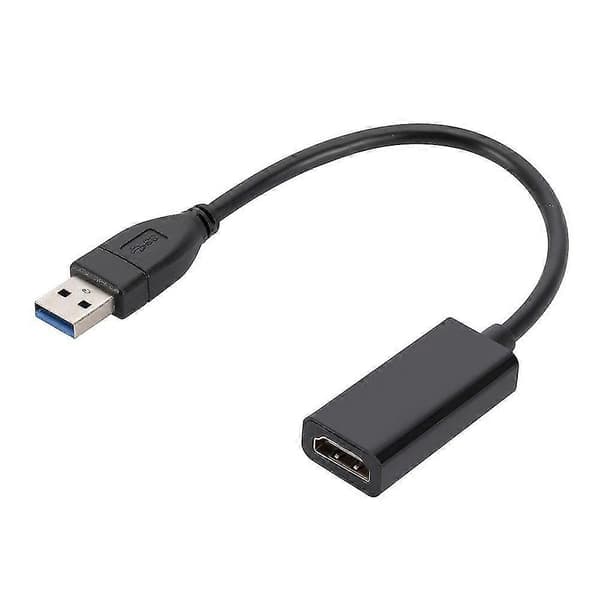 USB 3.0 til HDMI-kompatibel adapter, 1080P HD USB til HDMI-konverter, Thunderbolt ekstern lyd- og videoadapterkabel, egnet for bærbare datamaskiner