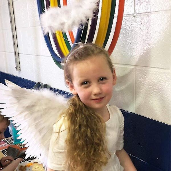 Angel Wings ja Halo Adult White Angel Wings lapsille Halloween Christmas - Perfet White
