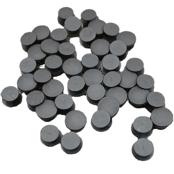 100 stk. DIY Plastikknapper Sorte Ornamenter Kompatible med Sko Croc Spænder Ki-Perfet B