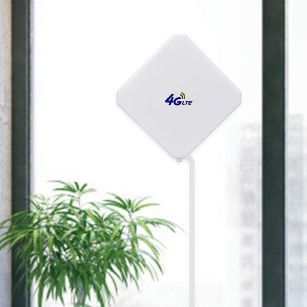 35dbi liten 4g Lte-antenn, liten antenn inomhusnätverksantenn för Mifi mobilt bredband hotspot trådlös router - Perfet