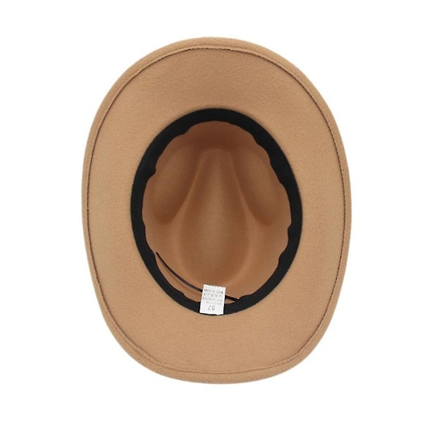 Tibetansk Cowboy Hat til Kvinder og Piger - Perfekt til Fotoshoot Red