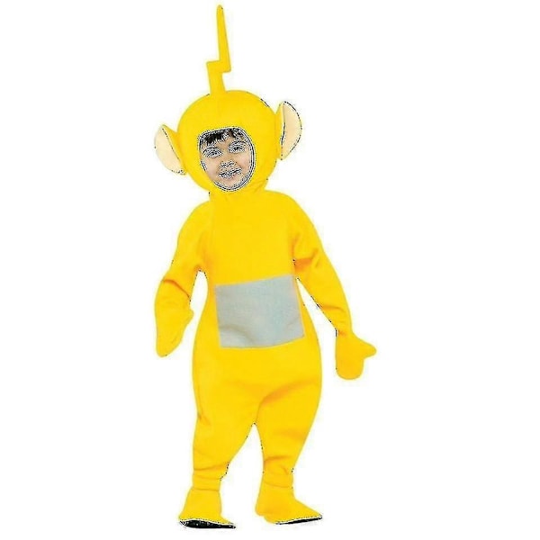 Teletapit Puku Lapsille Hauska Tipsu Po Laa Tinky Winky Haalari Joulu Syntymäpäiväjuhlat Halloween Puku - Täydellinen Laa*Laa Teletubbies Kids 110cm*Teletubbies