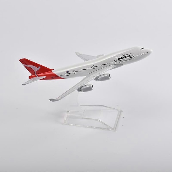 16cm Qantas Boeing 747 Flygplansmodell Diecast Metall 1/400 Skala Flygplansmodell Presentkollektion-Perfekt Qantas A380