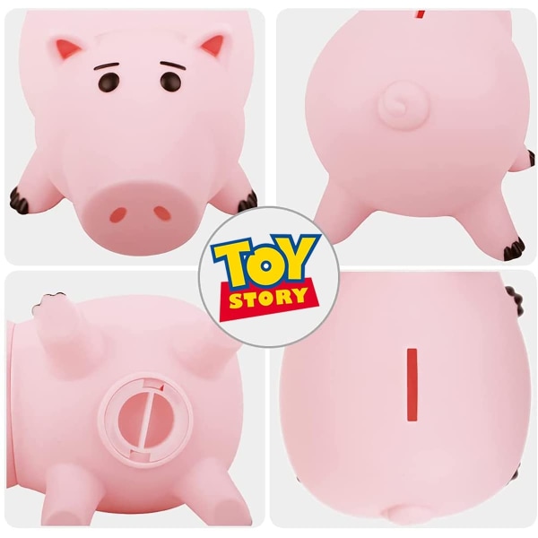 Creamily® Hamm Toy Story Plast sparegris til barn og voksne bursdagsgave med søt pakke, rosa - Perfet