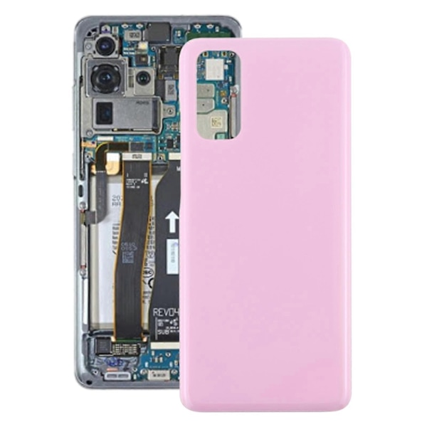 Yhteensopiva Samsung Galaxy S20:n kanssa Akun takakansi - Täydellinen Pink