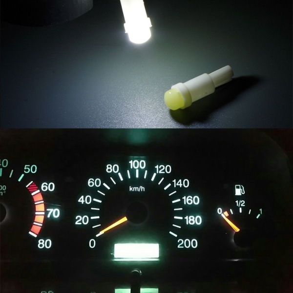 T5 LED-lampor Instrumentpanelsljus GRÖN 20ST 20ST Grön- Perfet Green 20Pcs-20Pcs