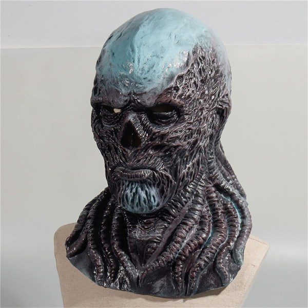 Kauhu Stranger Things Monster Full Head Mask Halloween Cosplay - Perfet Blue-Long