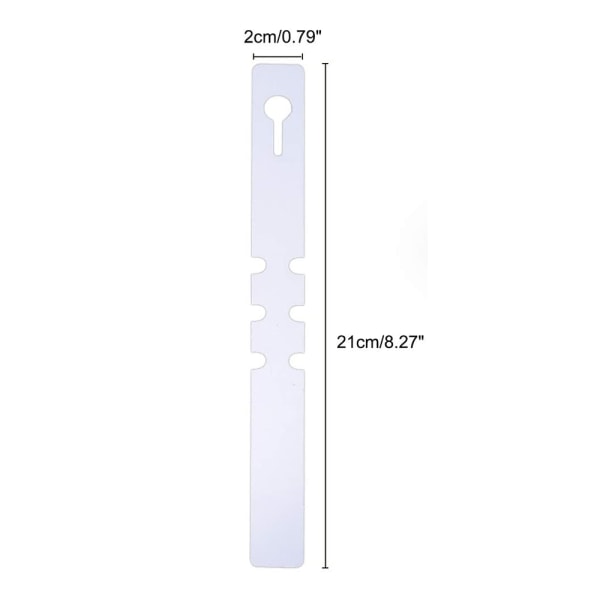 trädetiketter i plast Förpackning med 200 etiketter för trädgårdsväxter Växt - Perfet White