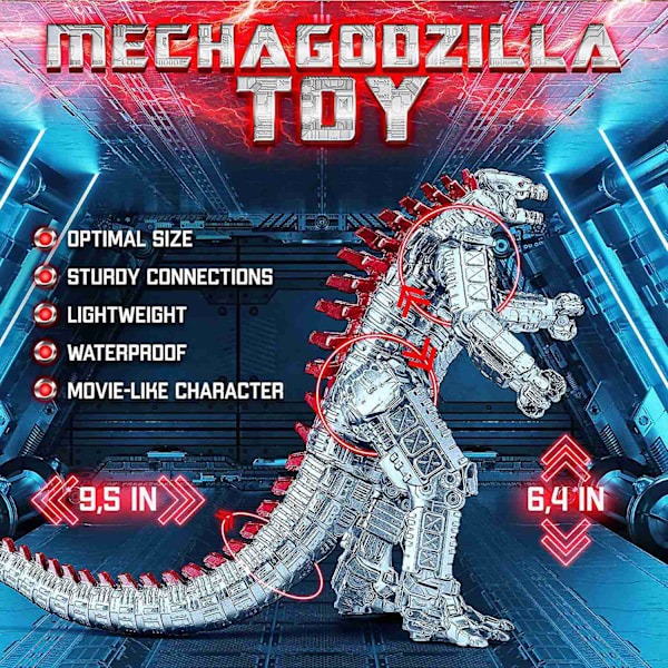 King Of The Monsters Monster Mechagodzilla Godzilla film actionfigur- Perfet