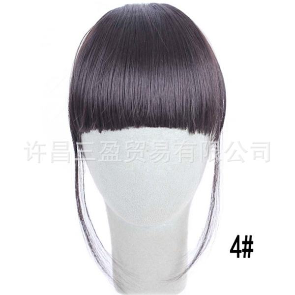 Womens Neat Bang Fringe Extensions Parykk Blonder Hårpynt - Perfet 613#