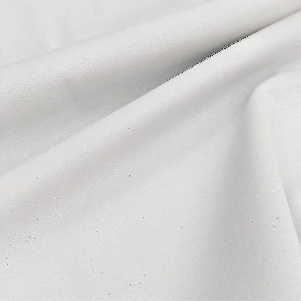 Luksuriøse termisk isolerte gardiner, tykke solide stuegardiner - Perfekt blendingsgardin White W 39x H 55 100cm*140cm