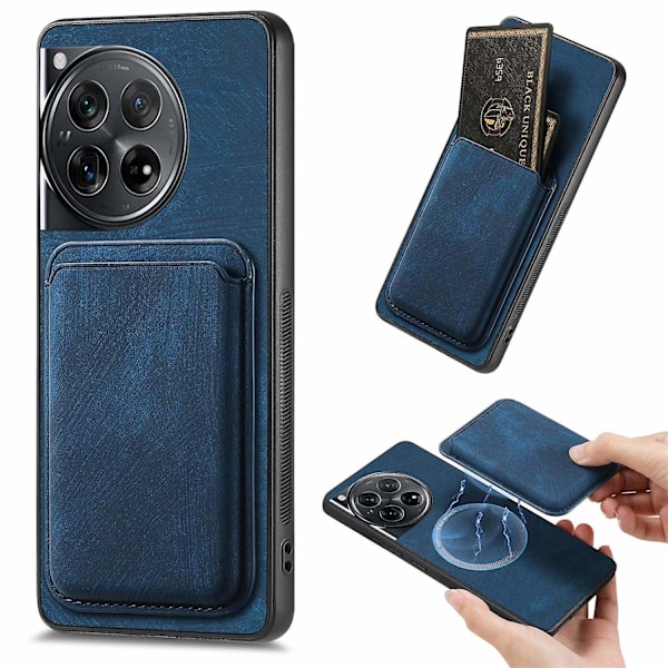 Magnetiskt Kortfodral Mobilskal för OnePlus 12 5G-Perfet Blue