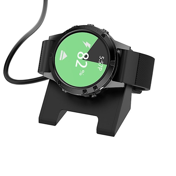 Magnetisk ladeholder med USB-ladekabel til Garmin Fenix 7 / 7s / 7x Smart Watch - Perfekt