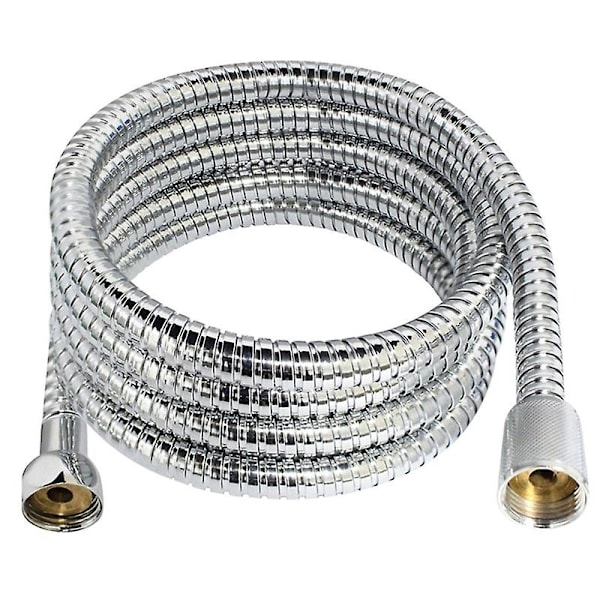 Dusjslange i tykt rustfritt stål 3 meter G1/2 Baderoms håndholdt tilkoblingsrør Sprøyteslange NY-Perfet 150CM