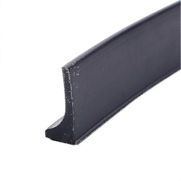Silikon Dusjbarriere Baderom Vannstopper Vannbarriere Holdelist Tørr og Våt Separasjon Dørforseglingslist - Perfekt Black 300cm