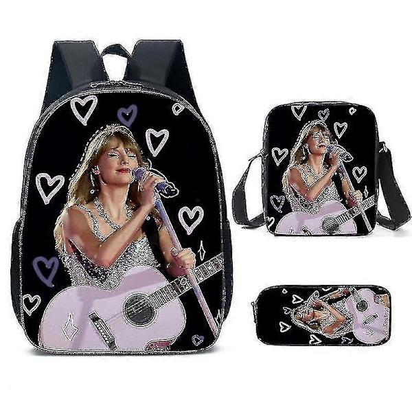 Taylor Swift Skolesett med tre deler for studenter (ryggsekk + matpose + pennal) - Perfekt Product 13