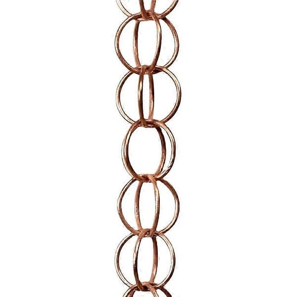 Regnkjetting i stål med blader, hagegave til mor, takrenner, regnfanger for nedløpsrør med adapter, tykk-perfekt ring
