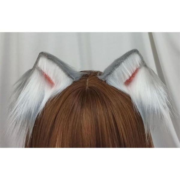 Gull rød ulv rev animasjon dyr ører beist KC hale ulve ører katt øre pannebånd tilpasset COSPLAY - Perfet 2
