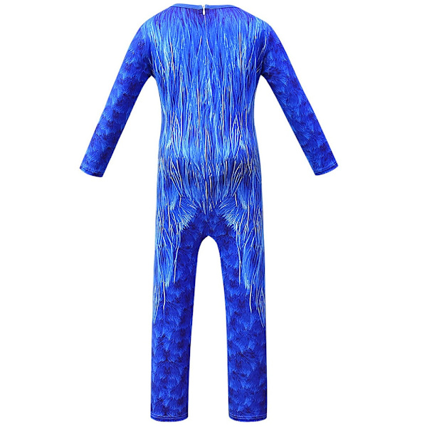 Sonic The Hedgehog Cosplay Kostymkläder för barn, pojkar, flickor - Jumpsuit + Mask + Handskar 10-14 år = EU 140-164 - Perfet Jumpsuit + Mask + Handskar 10-12 år = EU 140-152