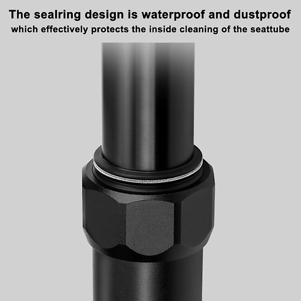 Teleskooppinen Pyörän Satulaputki 30.9/31.6mm Säädettävä Korkeus Pyörän Satulaputki Alumiiniseos Hydraulinen Bic-Perfet 31.6-380mm