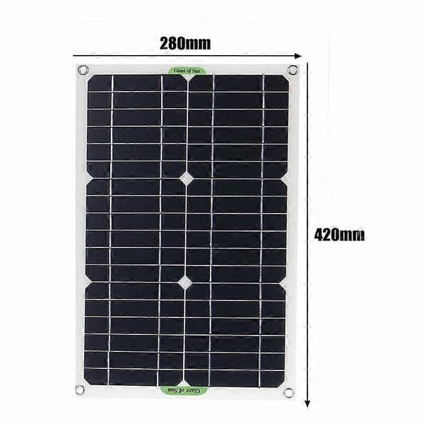 180W Solpanel Kit 12V Batterioplader med 100A Controller til Båd RV-WELLNGS