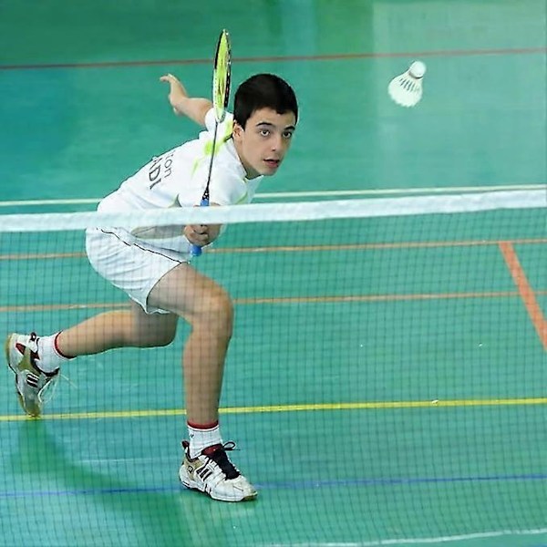 Badmintonbollar med gåsfjädrar, hög stabilitet och hållbarhet, höghastighetsbollar för badminton inomhus och utomhus (12 st, vit) - Perfet