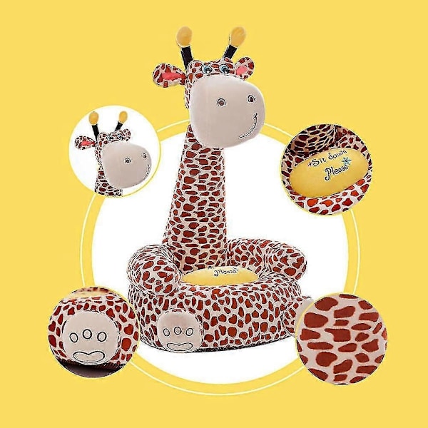 Stoppet Dyre Sofa Stol til Børn - Perfekt joying-giraffe-green