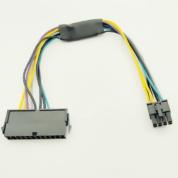 24 Pin til 8 Pin ATX PSU Strømadapterkabel til 3020 7020 9020 Precision T1700 12-Tommer (30cm)-Perfekt