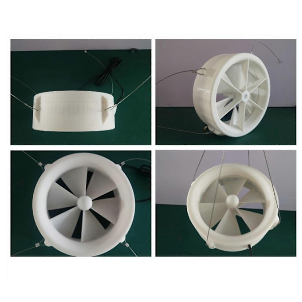25W Portabel Vindgenerator Permanent Magnet Hjul Vindkraftverk Nytt NYTT-Perfekt