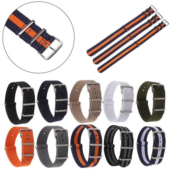 18 20 22mm Watch Nylon Loop Watchband - Perfet