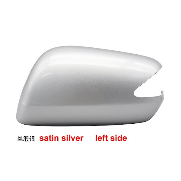 Sidespeildeksel for Honda Fit 2008 2009 2010 2011 2012 2013 - Ytre speilhus med lampe - Perfekt 1pcs satin silver L
