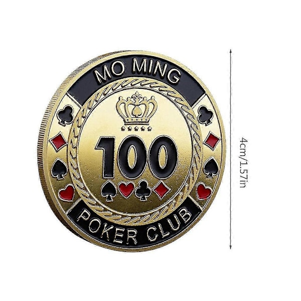 Poker Kortbeskytter Poker Chips Mønter Samling Gave til Far, Ven - Perfekt 9