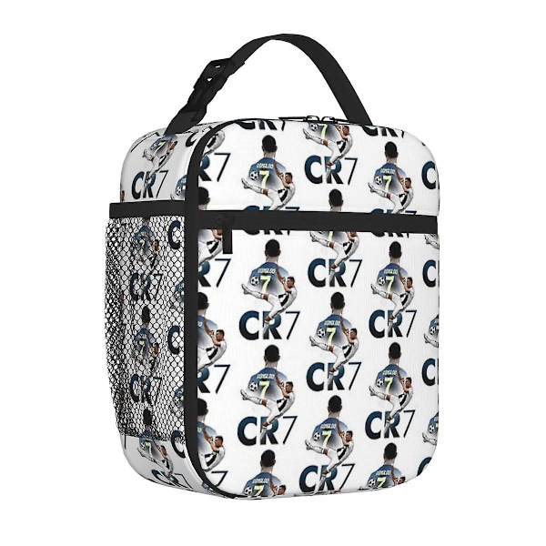 Cristiano Ronaldo Cr7 Isolerad Lunchväska Kylare Lunchbox Isolerad Lunchbox Lunchväska för Kvinnor Barn Skola - Perfekt 14
