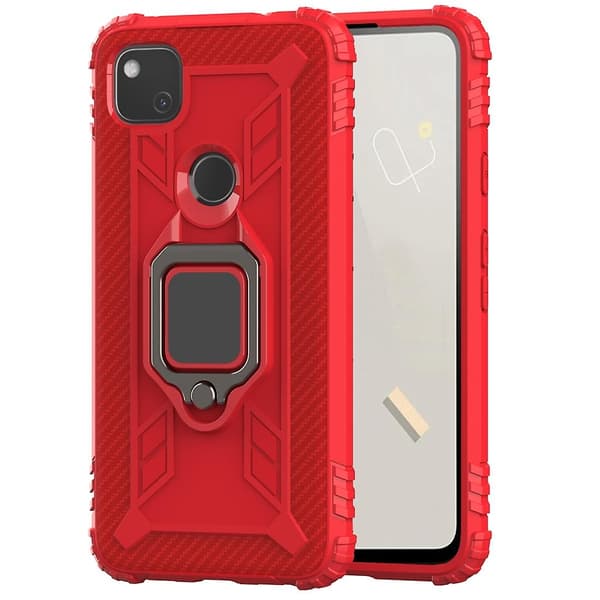Kompatibel med Pixel 4a Case-Perfet Red