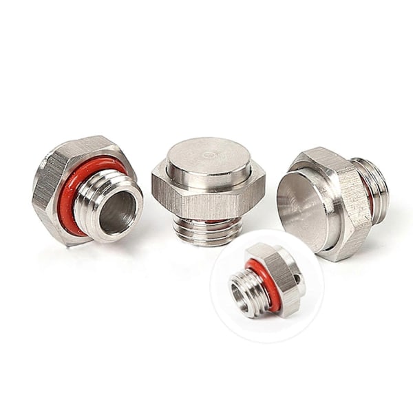 Vandtætte udluftningsventiler i rustfrit stål M5 M-6 M12 M16 M20 Skrue i beskyttende udluftningsprop Metal Åndehuller Udluftningsventiler - Perfet M20x1.5