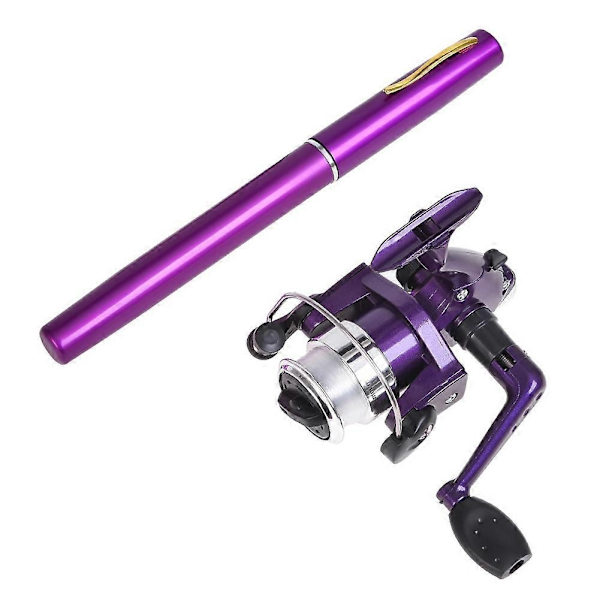 2-pack Spinnfiskeset - Spinnrulle, Fickspö, Isfiskespö, Havspö, Fiskeutrustning för Perfekt Fiske