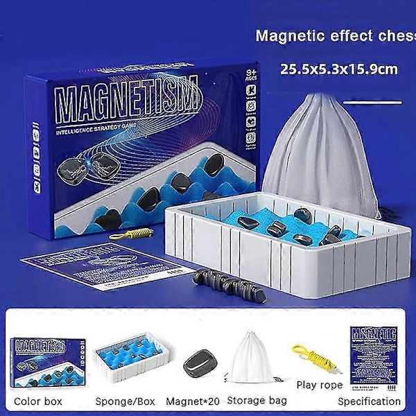 Magnetisk Sjakkspill for Battle Chess, Utdannende Damspill, Sjakkbrett, Fest-Sjakksett - Perfekt C
