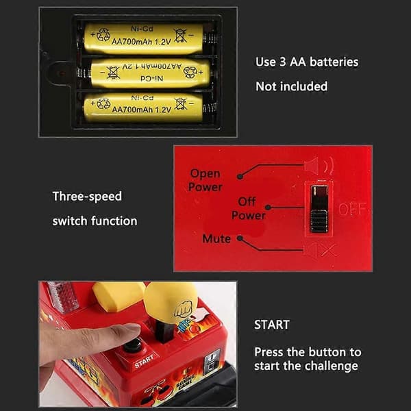 Pusselspel Fighting Stretch Machine Leksak Fingerboxning Integrator Mini Bordstyp Finger Force King-Perfet