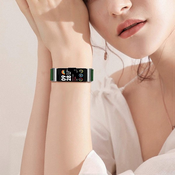 Tyyppi B Yhteensopiva Fitbit Inspire 2 Nylonpunotun Kellonrannekkeen Säädettävän Vaihtorannekkeen kanssa - Perfet Style C
