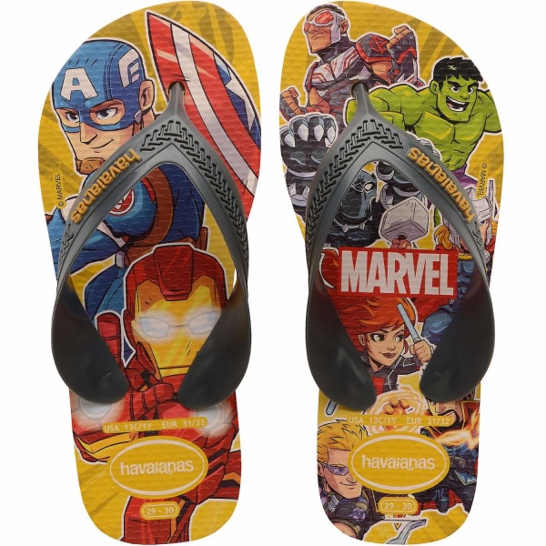 Havaianas Kids Max Marvel Superhelt Sandaler Flip Flops - Multi - Perfet 10/11K UK