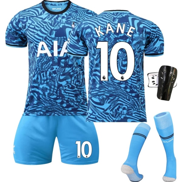 Tottenham Stadium Away Blue Football Kit, jossa sukat ja päälliset - Perfet