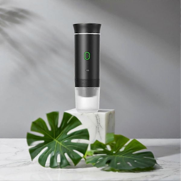 Bærbar espressomaskin Vaskbar USB-oppladbar kaffemaskin Egnet for innendørs og utendørs - Perfekt Metal Gray