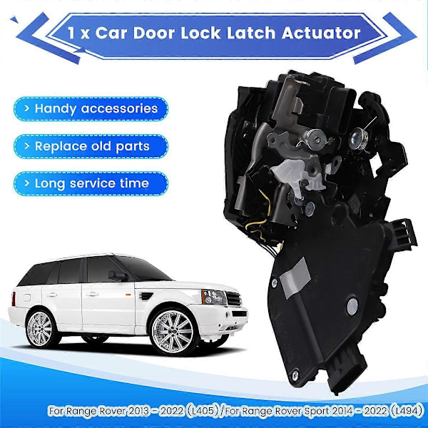 Auton takaoven lukon lukituslaite, yhteensopiva Land Rover Range Rover Sport L405 L494 2014-2022 - Perfet:n kanssa