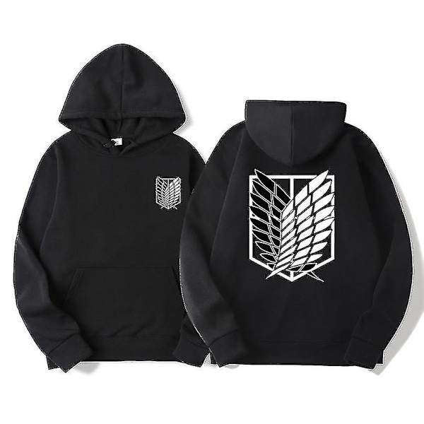 Attack On Titan Mænds Hoodie Anime Hoodies Mænd Kvinder Streetwear Trøje Harajuku Hoodies Sweatshirt Tøj -Perfet light green XXXL