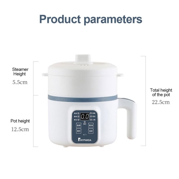 Sähköinen riisinkeitin höyrytetty riisinkeitin ENLAGERS SMART ENKE- Perfet Single Layer Smart
