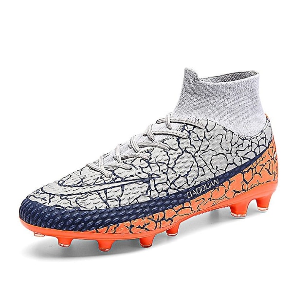 Fotballsko for menn Sklisikre Fotballsko for menn Gress Fotball Joggesko Yjt2215A - Perfet GrayOrange 46