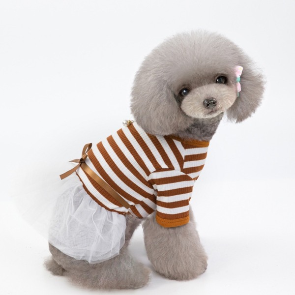 Perfekta hundklänningar för små hundar Söt flicka kvinnlig hundklänning mamma - Perfet M