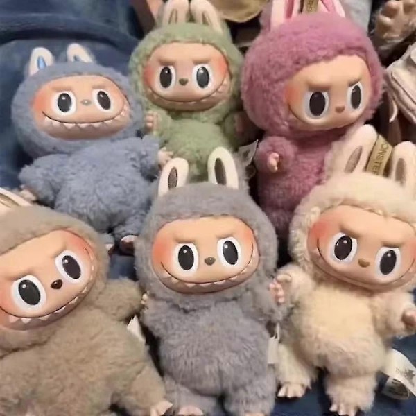 Labubu The Monsters Box -lelut Sydän Makaron Arvauspussi Kawai Hahmo Malli Lahja Replica Tuotteet 1:1 Korkea Laatu - Täydellinen Randomly select one