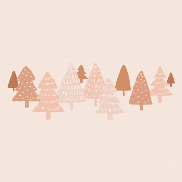 Blush Winter Trees - 50x70 cm - Perfet